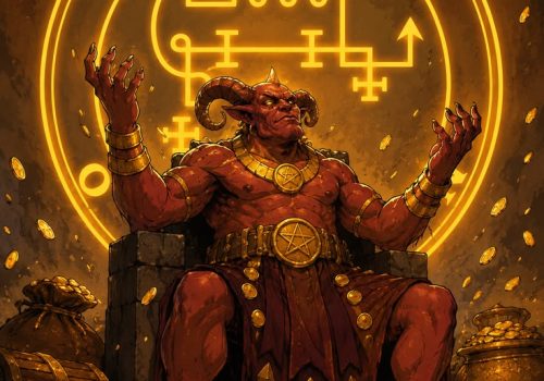 mammon et richesse spirituelle, invocation de mammon pour la prospérité, rituel de prospérité avec mammon